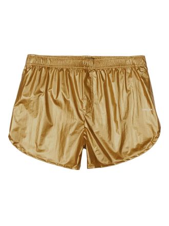 Osklen Carnaval II shorts met metallic-effect - Goud