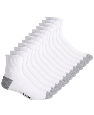 Club Room Mens Cotton Stretch Ankle Socks - 12 Pack