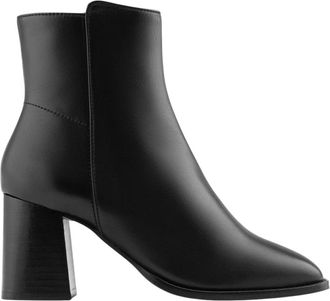 Maison Toufet Bottine Clo&eacute;lia - Dames - Laarzen met Hak - Zwart - 36 EU - Leer - Schoenen
