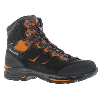 Lowa Camino Gore-Tex Nubuck Mens Boots - Black Orange - Size:UK 10.5