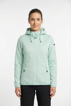 Icepeak Fleecejacke ICEPEAK ADRIAN, Damen, Gr. XXL, light gr&uuml;n, Obermaterial: 100% Polyester, Jacken Fleecejacke