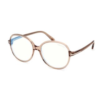 Tom Ford Glasses, female, Pink, Size: 56 MM Ft6090B 045 Eyeglasses