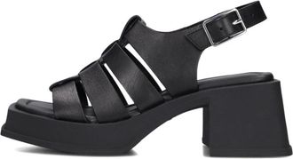 Vagabond Schoenen, Dames, Zwart, 38 EU, Elegante Zwarte Leren Hakken