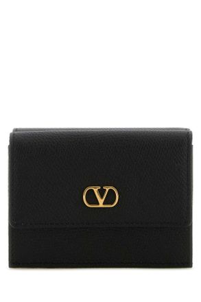 Valentino Garavani Black Leather Wallet