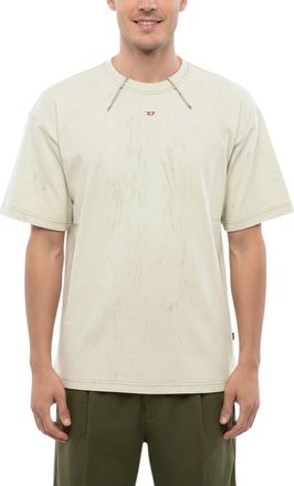 Diesel Light Beige Logo T-Shirt