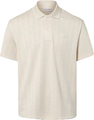 Lacoste Textured Short-Sleeved Boxy Polo Shirt