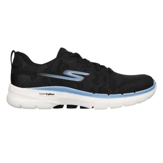 Skechers Go Walk 6 Mesh-sportschoenen voor dames (ZWART/BLAUW)