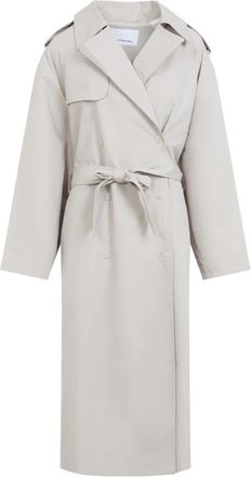 Frankie Shop Riva Katoenen Trenchcoat - Dames - Trenchcoats - Beige - XS - Katoen - Jassen