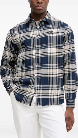 Guess Co Camicia a quadri - Blu