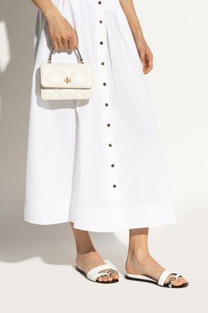 Tory Burch Handbag Kira Diamond, Womens, Cream