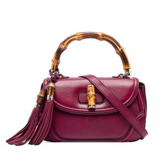 Gucci Pre-owned Gucci Medium Calfskin New Bamboo Satchel Ladies UR63TZSN39MV4T81