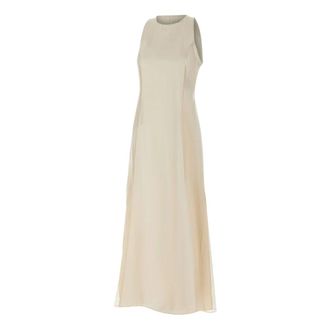 Loulou Studio Iraka Silk-Twill Dress - female - Loulou Studio - Maxi Dresses - White - XS - Dresses