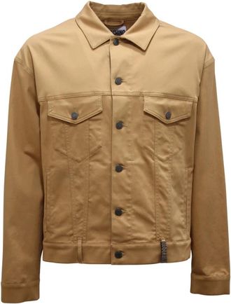 Moschino Couture Katoenen Jas Made in Italy - Heren - Zomerjassen - Beige - L - Katoen - Jassen