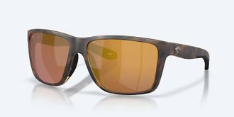Costa Unisex Broadbill Ii Xl Polarized Sunglasses In Matte Tortoise/gold Mirror
