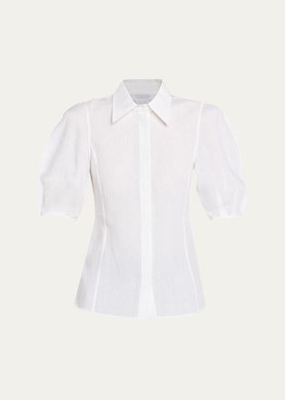 Gabriela Hearst Sansi Linen Shirt