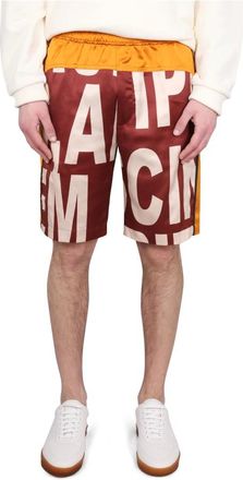 Dries Van Noten Korte Broeken, Heren, Veelkleurig, M, Parcher Short 6191