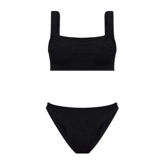 Hunza G Badmode, Dames, Zwart, ONE Size, Tweed, Xandra Bikini