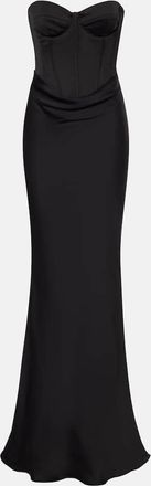 Rotate Abito bustier in raso