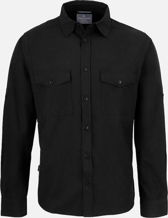 Craghoppers Mens Craghoppers Mens Expert Kiwi Long-Sleeved Shirt - Black - Size: 42/Regular