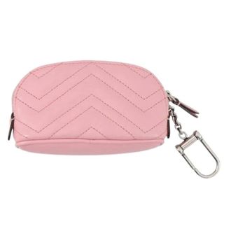 Gucci Pre-owned GG Marmont Pouch - Dames - Pre-owned - Roze - Maat: ONE Size Leer
