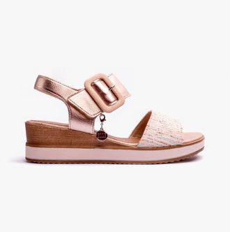 Remonte JERILYN Womens Sandals Rose Gold - Size UK 6.5