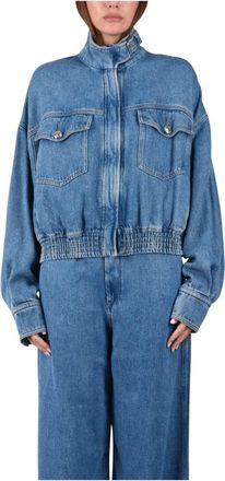 Sportmax Chaqueta Bomber Spdbussola - Jackets - Mujer - Azul - XS