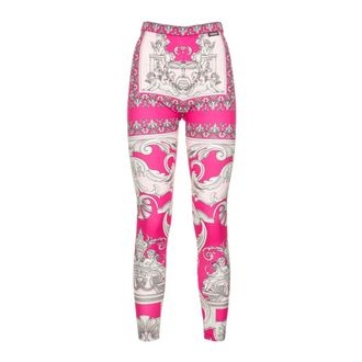 Versace Dames, Broeken, Veelkleurig, Maat: XS Polyamide