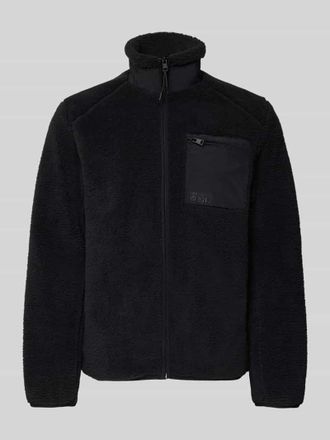 Only & Sons Regular Fit Webpelzjacke mit Mesh Innenstoff Modell DALLAS in Black, Gr&ouml;&szlig;e XXL
