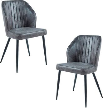 Regalos Miguel Packs Sillas Comedor - Pack 2 Sillas Wenye - Gris