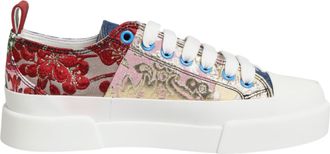 Dolce & Gabbana Multicolor Patchwork Lage Sneakers Schoenen