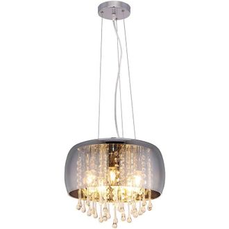 Globo Lighting L&aacute;mpara Colgante - Kalla - Cromo - Metal Vidrio Ahumado - - Globo