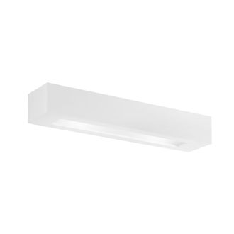 Luce-Ambiente-Design Aplique de yeso blanco pintable 9x7x45 cm