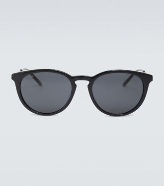 Gucci Round acetate and metal sunglasses