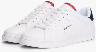Tommy Hilfiger Mens Monotype Logo Sneaker - White Americana Multi - US 10.5 / EU 43.5