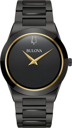 Bulova Mens Millenia Black Dial Watch