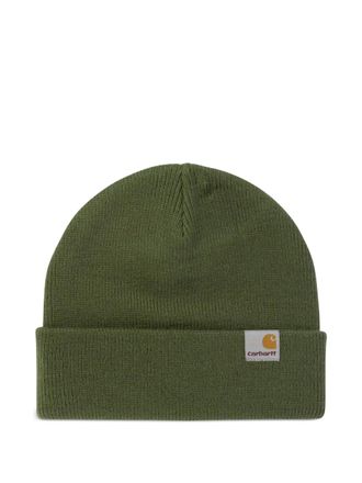 Carhartt Work in Progress Stratus logo-label beanie - men - Acrylic - One Size - Green