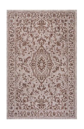 Jonathan Y Designs Jerash Ornate Medallion Indoor/Outdoor Area Rug in Brown/beige at Nordstrom, Size 5Ft 0In X 8Ft 0In