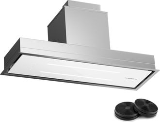 Klarstein Klarstein High Line Eco 90 Cappa A Soffitto 90 Cm 436 M&sup3;/h Velocit&agrave; Regolabile Telecomando Luce Ambientale