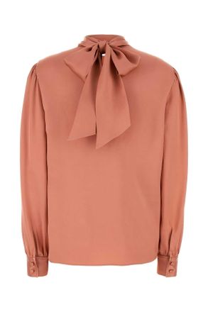 Tom Ford Ca3305fax1512 Kb526 Shimmeryterracotta Exterior: Silk Maglie Sweater