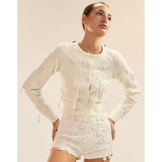 Cynthia Rowley Paloma Shrunken Cardigan