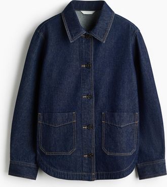 H&M Shacket aus Denim - Blue