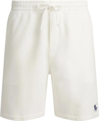 Polo Ralph Lauren Fleece Shorts - Heren - Korte Broeken - Wit - L - Katoen - Korte Broeken