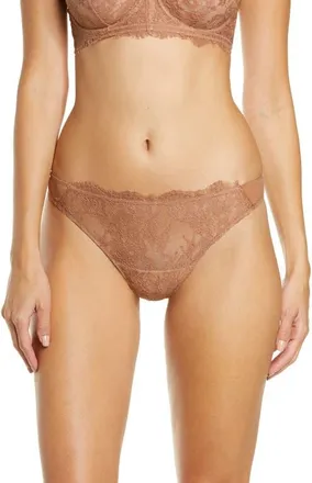 Skarlett Blue Entice Thong in Gleam/terracotta at Nordstrom, Size Large