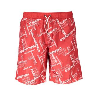 Karl Lagerfeld Uomo, Costumi da bagno, Rosso, M, new