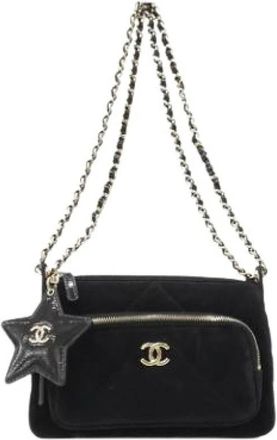 Chanel Pre-owned Vintage Schoudertas - Dames - Vintage Schoudertas - Zwart - ONE Size - Vintage
