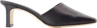 Aeyde Blithe Mules - Dames - Muiltjes - Zwart - 39 EU - Leer - Schoenen