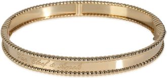 Van Cleef & Arpels Pre-Owned Van Cleef & Arpels Yellow Gold Perlee Signature Bracelet