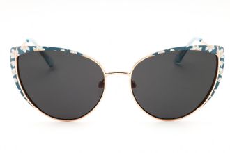 Draper James DJ9038 Cat Eye Floral Sunglasses - Floral Pattern