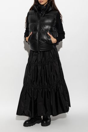 Moncler Impression Padded Vest, Womens, Black