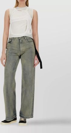 Rick Owens cotton cutout tank top